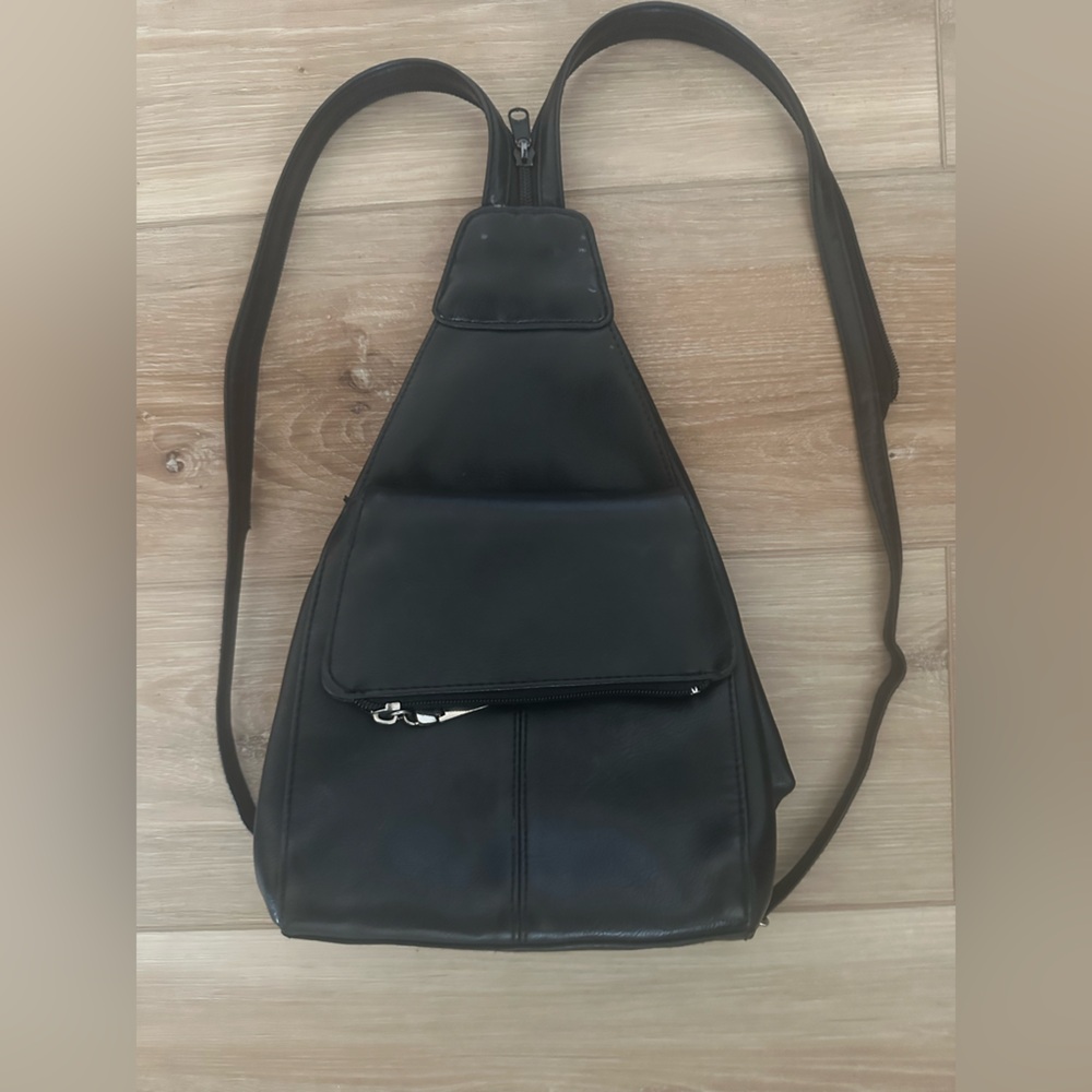 Boho Faux Leather Backpack/Slingbag